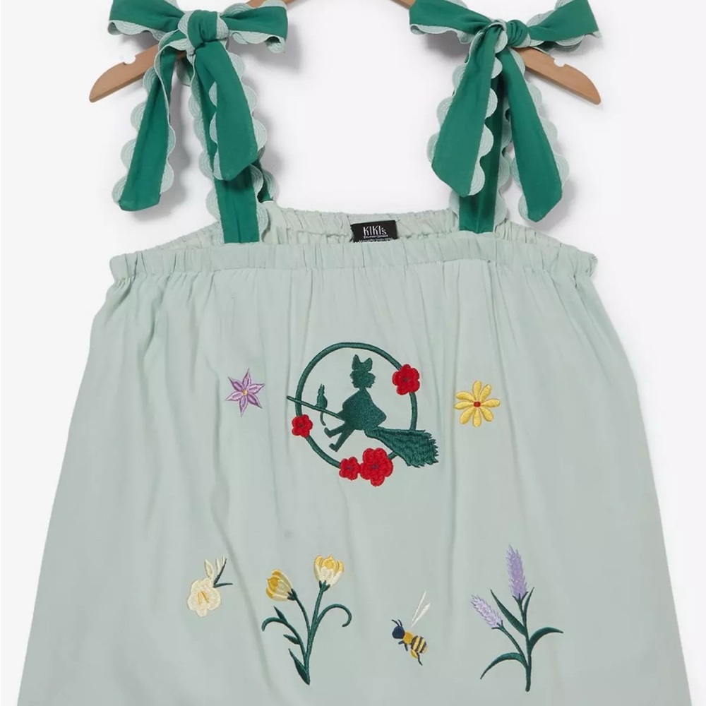 NWT Her Universe Studio Ghibli Kiki’s Delivery Service Green Boxlunch Tank Top